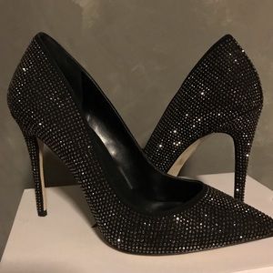 Aldo 4” Black Studded Pumps